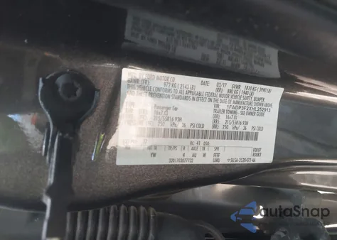 2017 Ford Focus Se из США, поврежденный, VIN 1FADP3F2XHL252913